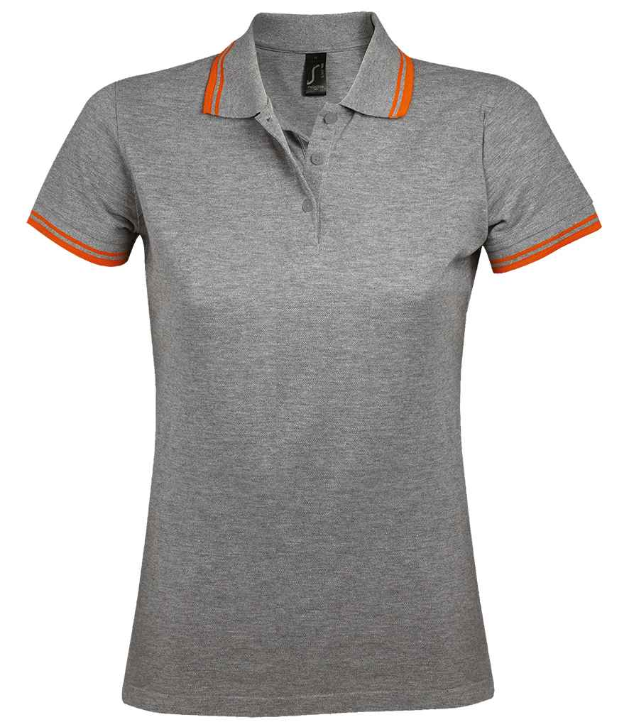 Grey Marl/Orange