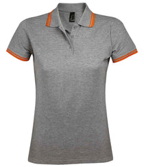 Grey Marl/Orange