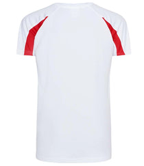 Arctic White/Fire Red