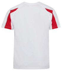 Arctic White/Fire Red