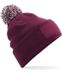 Burgundy/Off White