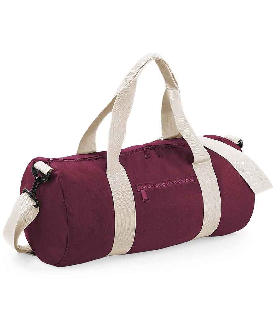 Burgundy/Off White