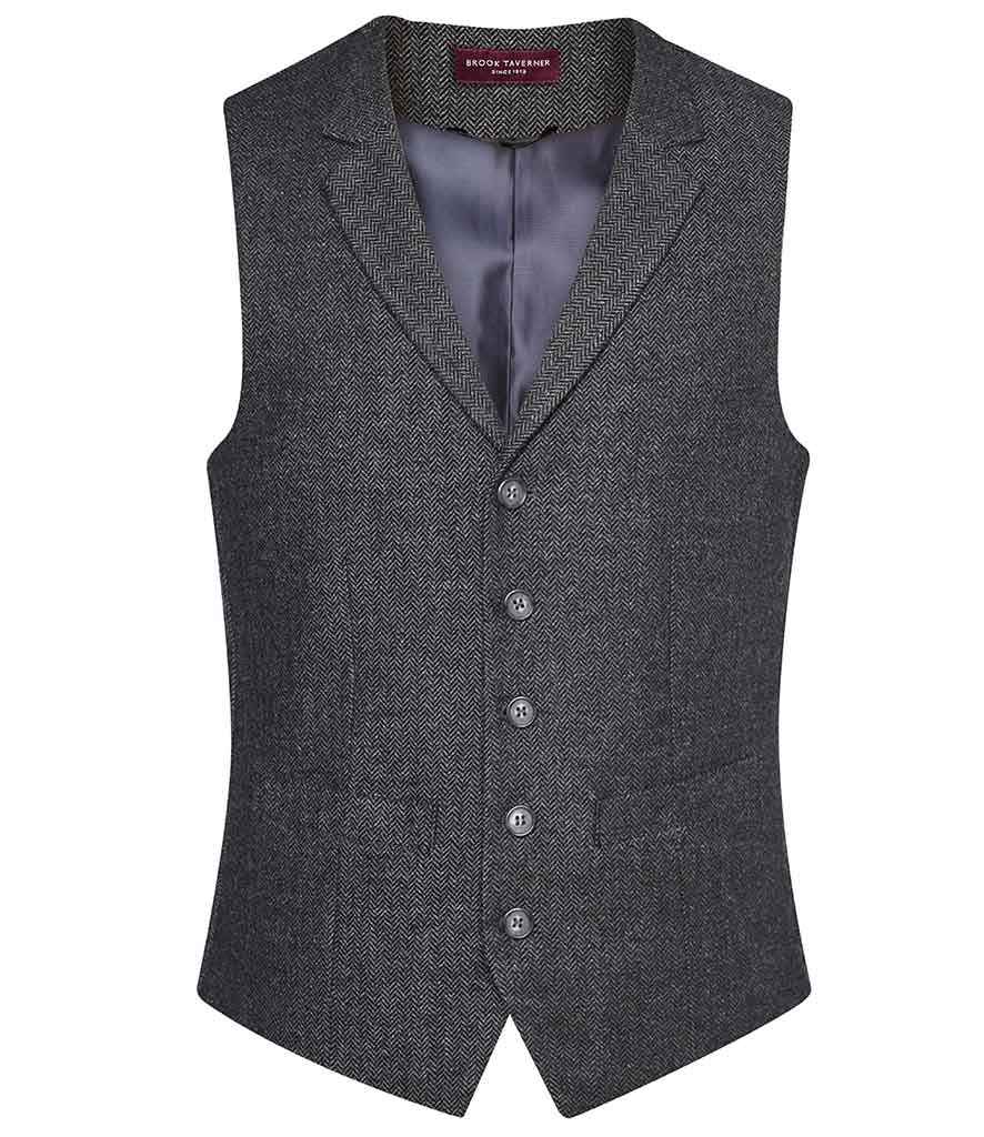 Charcoal Herringbone