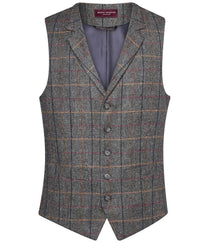 Grey Brown Check