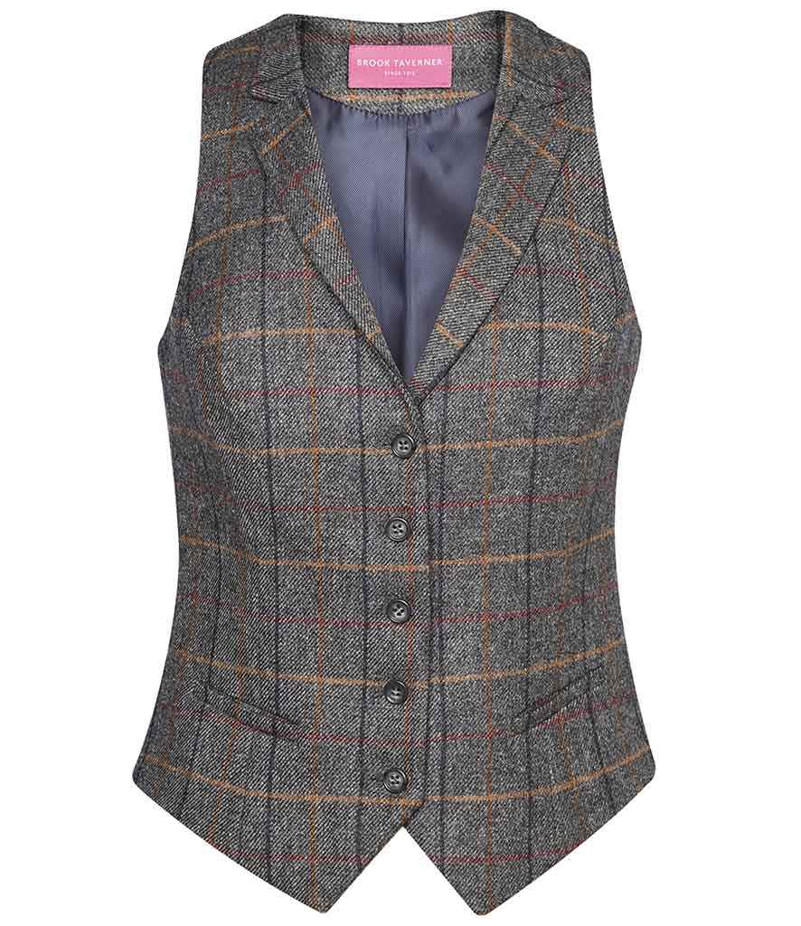 Grey Brown Check