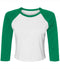 White/Kelly Green