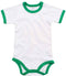 White/Kelly Green