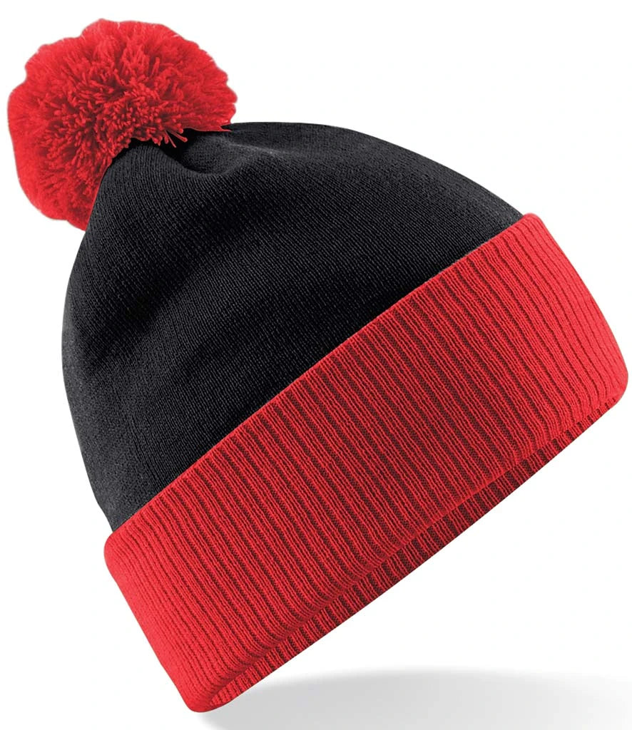 Black/Bright Red