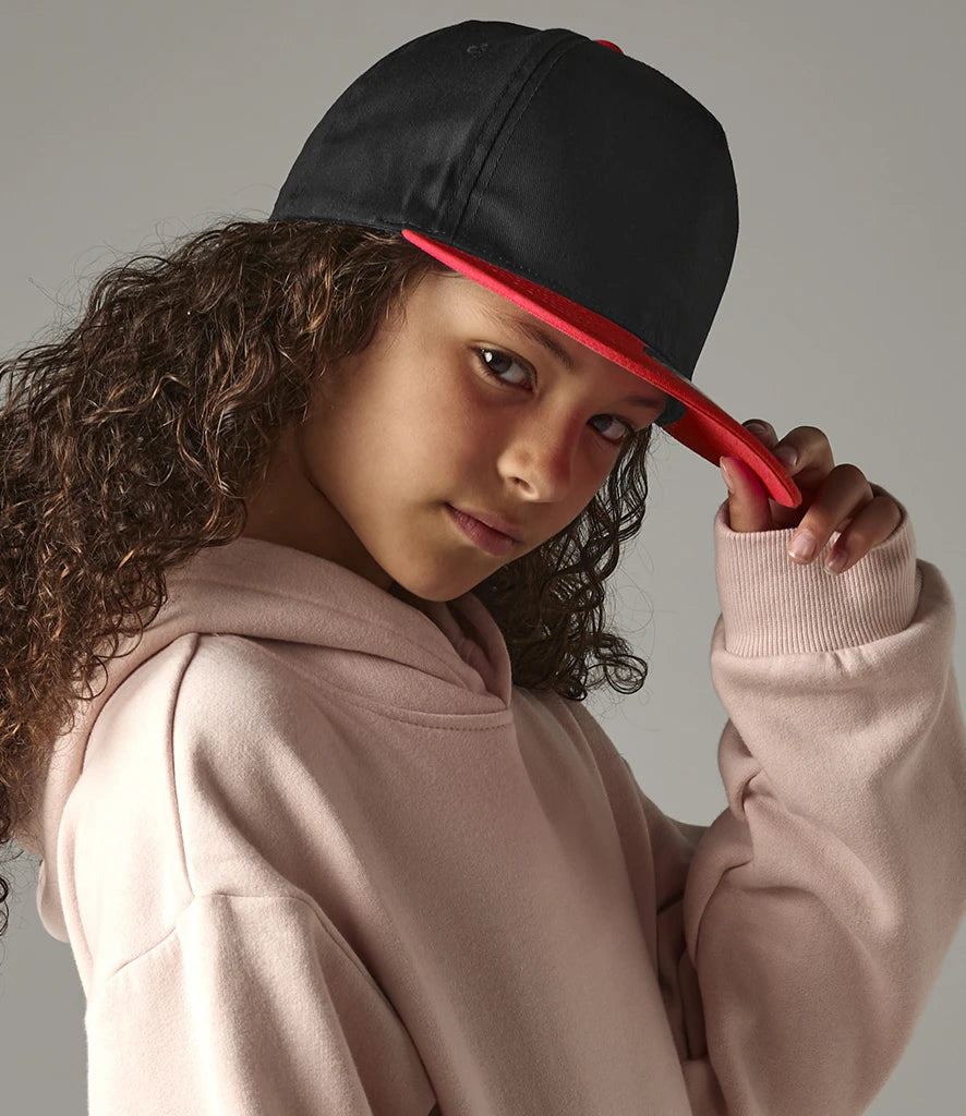 Beechfield Youth Snapback Cap – Fire Label