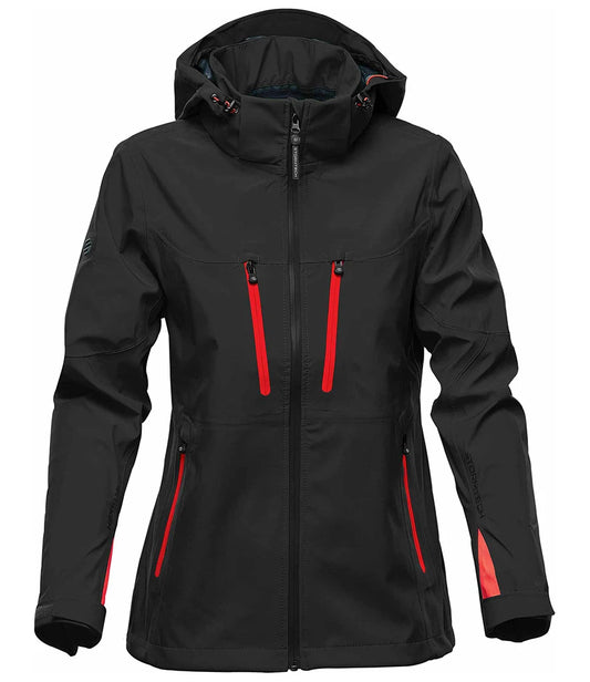 Black/Bright Red