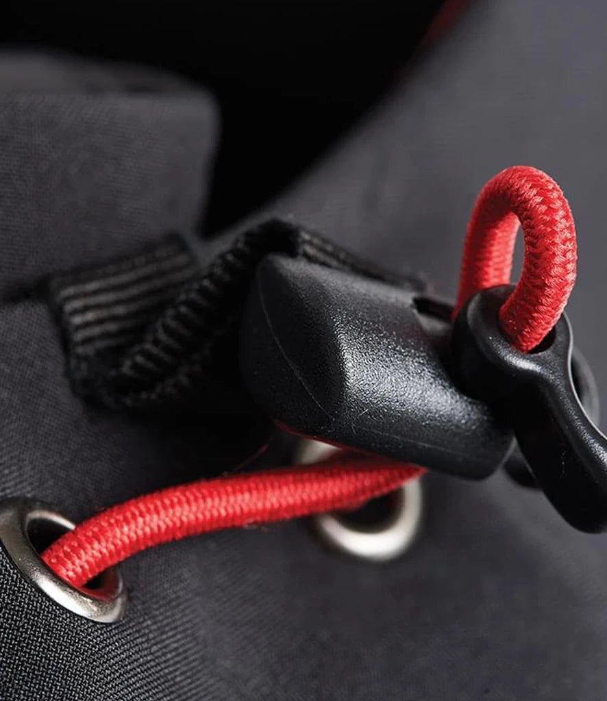Black/Bright Red