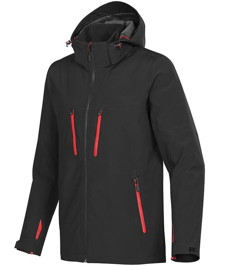 Black/Bright Red