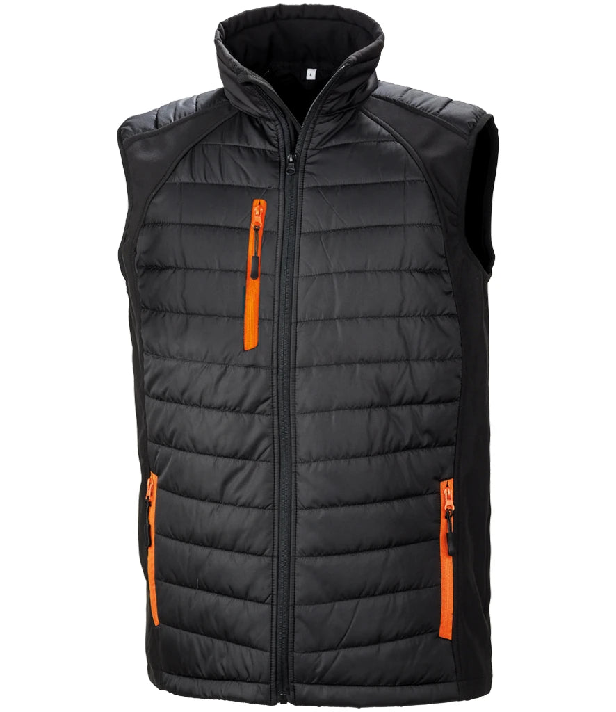 Black/Orange
