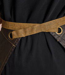 Black/Tan Denim
