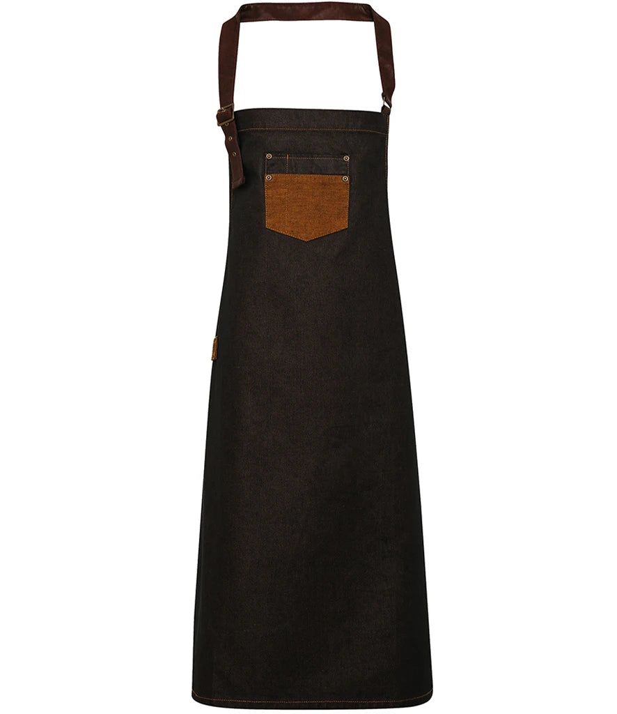 Black/Tan Denim