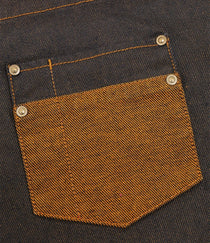 Black/Tan Denim