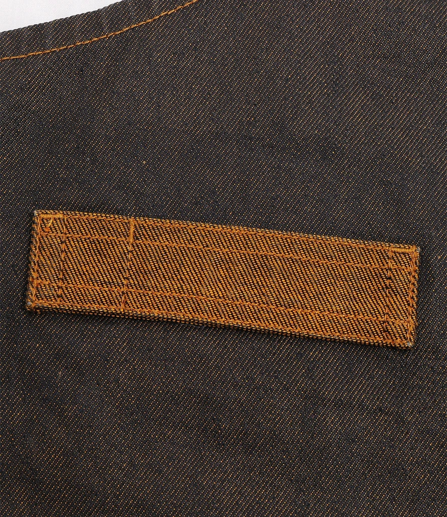 Black/Tan Denim