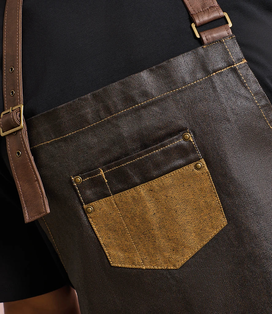 Black/Tan Denim