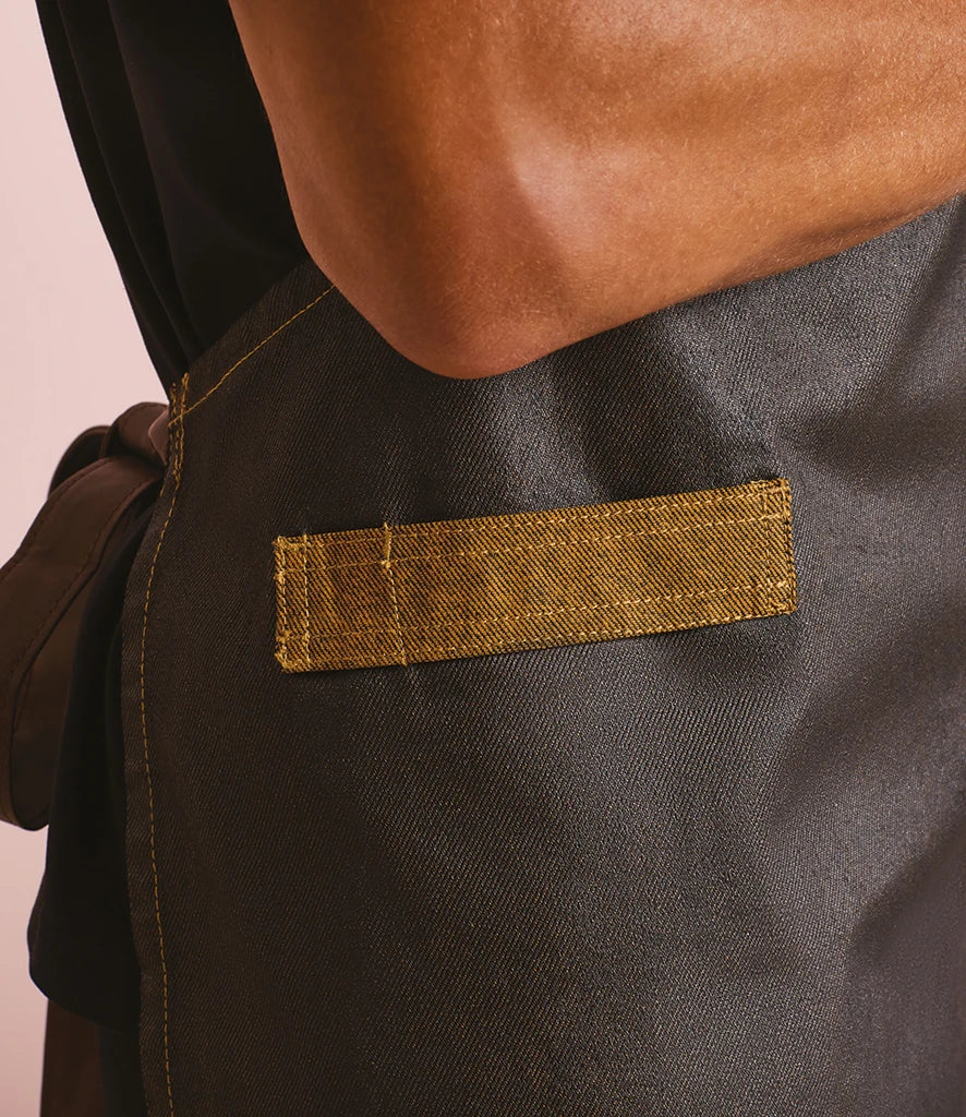Black/Tan Denim