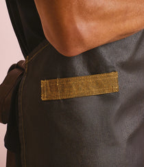 Black/Tan Denim