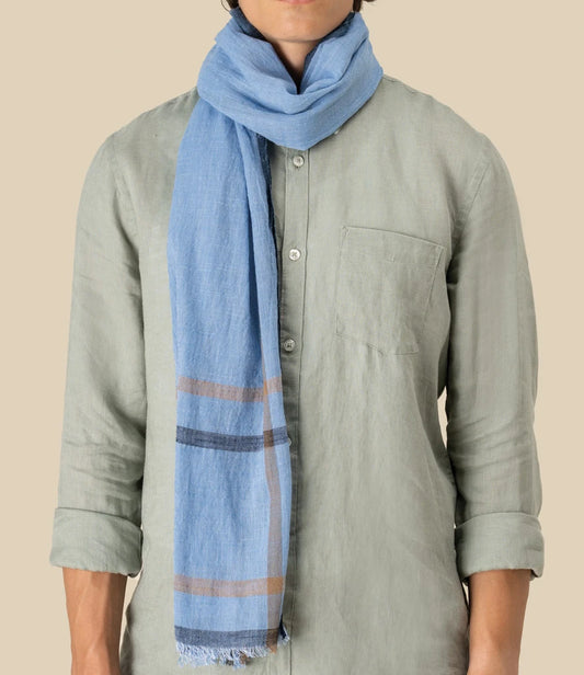 Blue Double Stripes