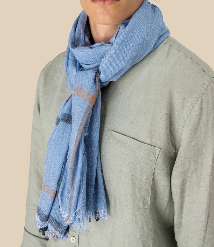 Blue Double Stripes