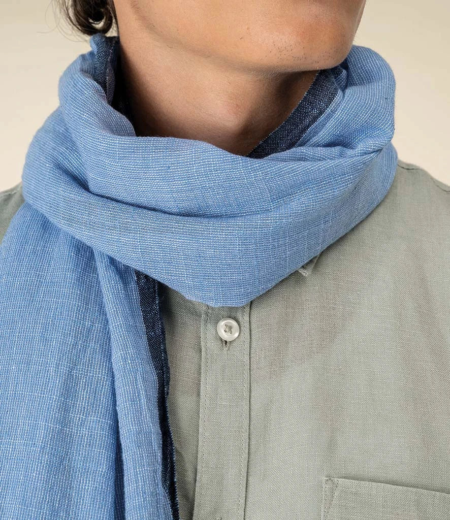 Blue Double Stripes