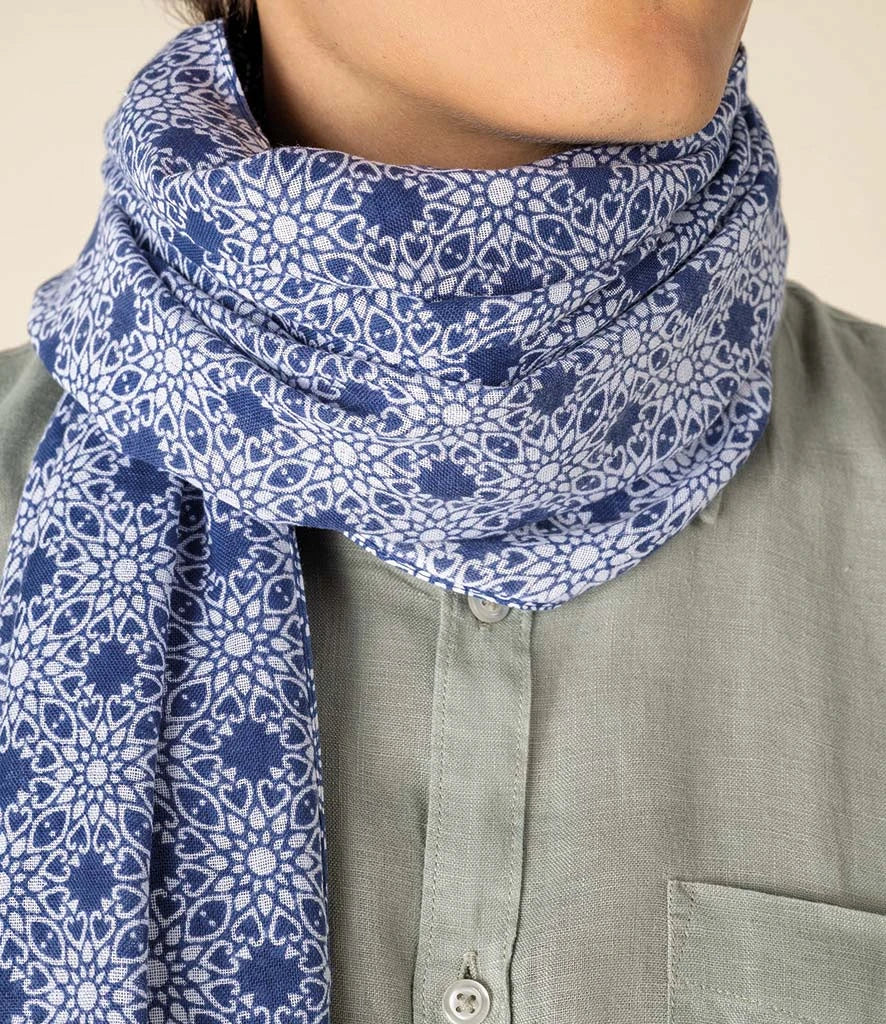Blue Floral Mosaic