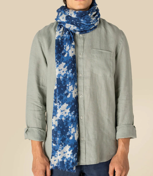 Blue Floral Print