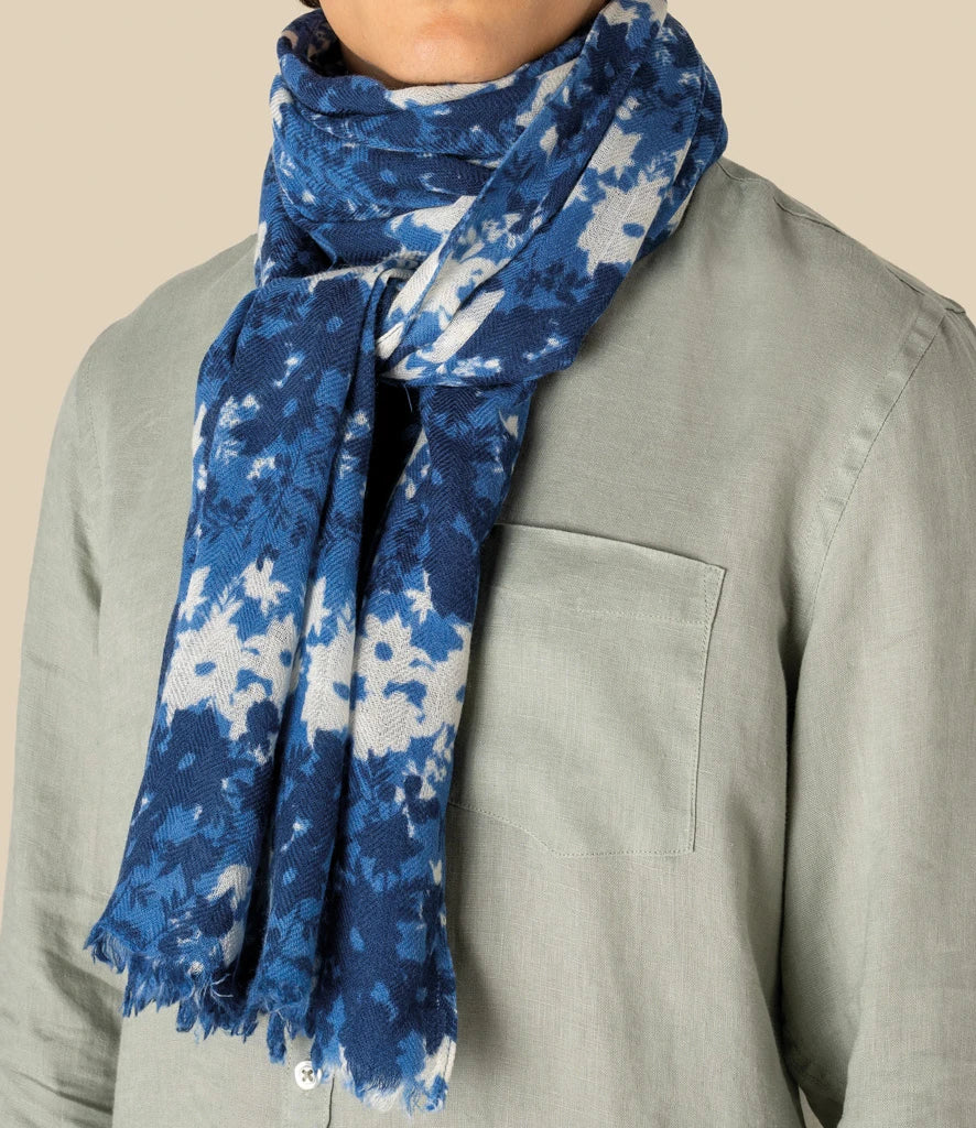 Blue Floral Print