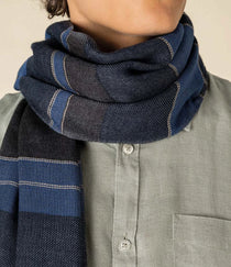 Blue Stripe/Brown