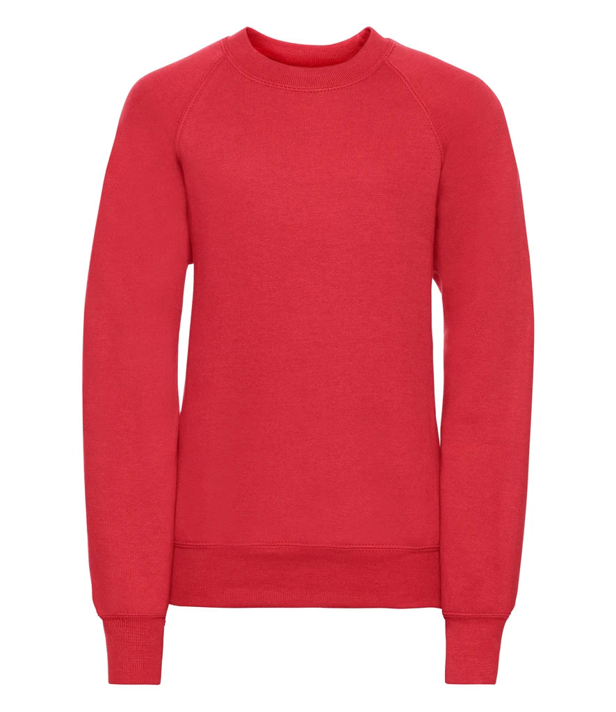 Russell Athletic Schoolgear Kids Raglan Sweatshirt – Fire Label