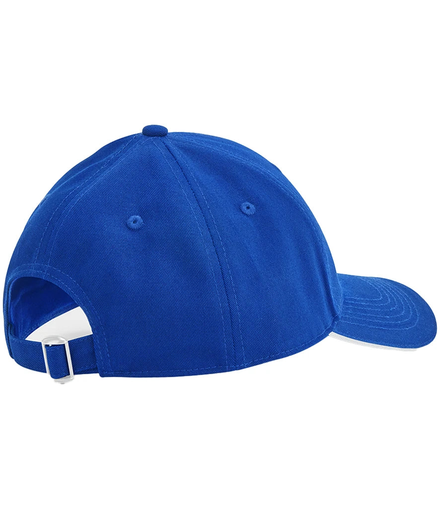 Beechfield EarthAware® Classic Organic Cotton 6 Panel Sandwich Peak Cap ...