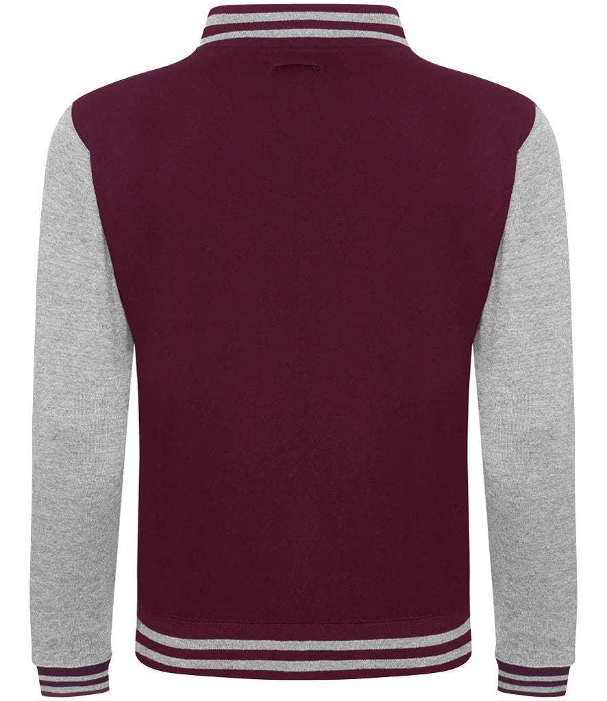 Burgundy/Heather Grey