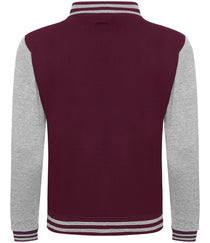 Burgundy/Heather Grey