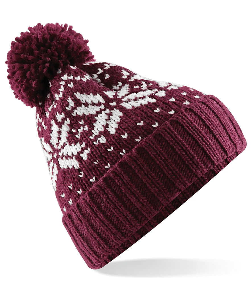 Burgundy/White