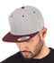 Heather Grey/Maroon