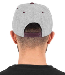 Heather Grey/Maroon