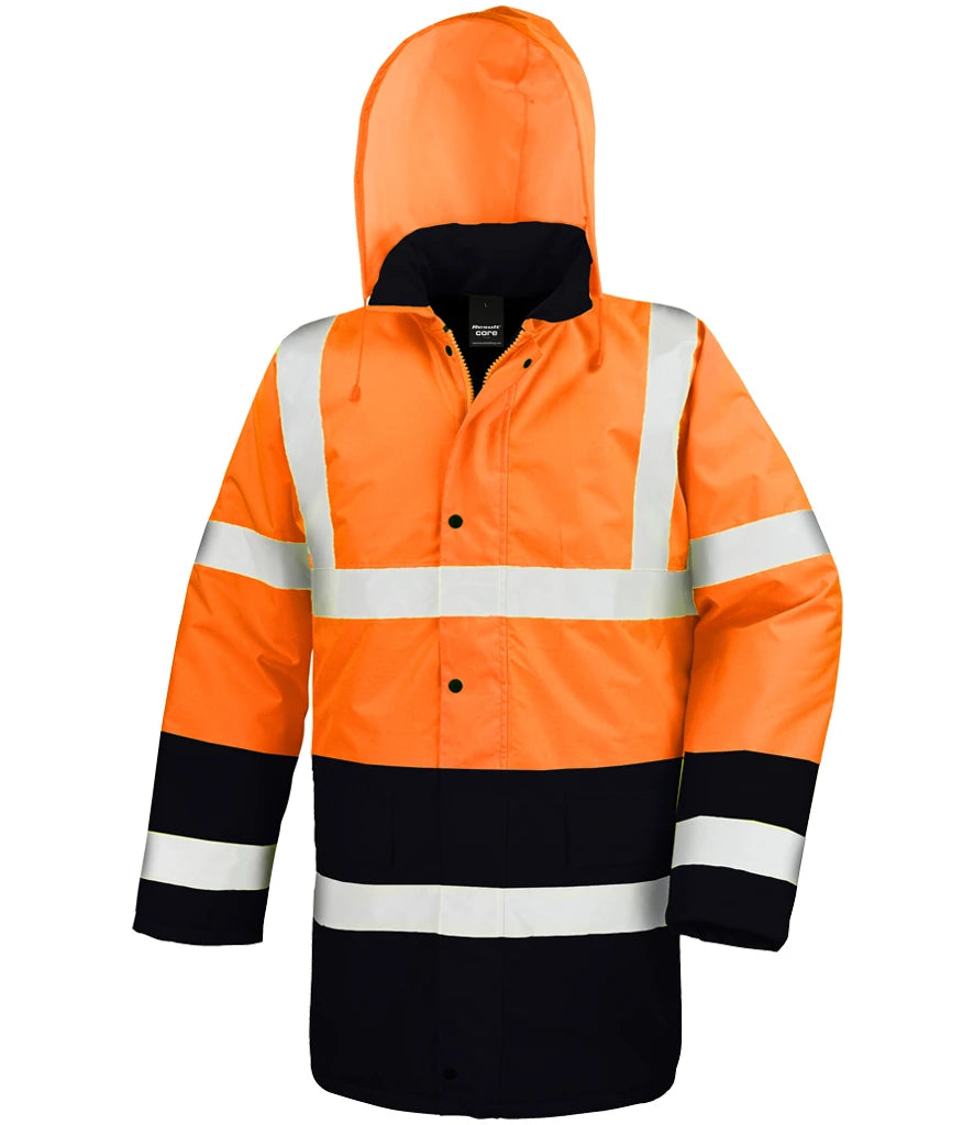 Fluorescent Orange/Black