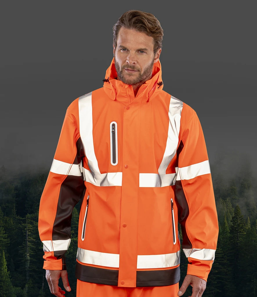 Fluorescent Orange/Black