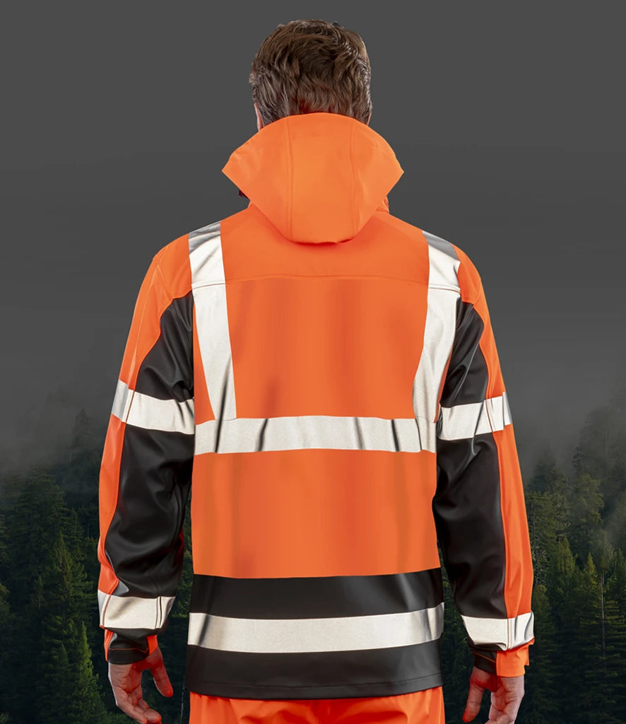 Fluorescent Orange/Black