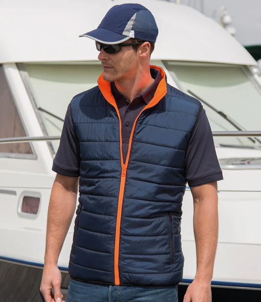 Fluorescent Orange/Navy