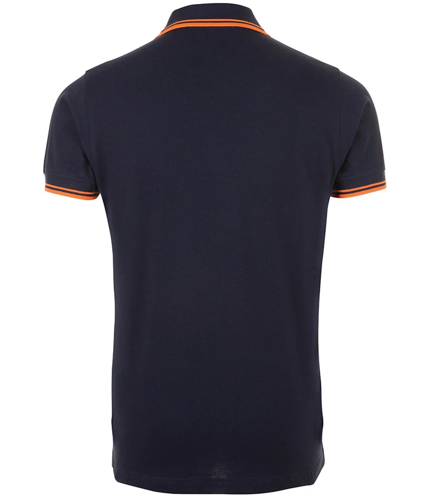 French Navy/Neon Orange