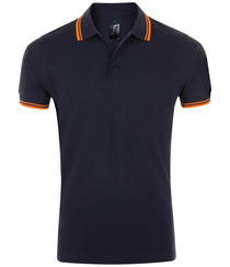 French Navy/Neon Orange