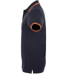French Navy/Neon Orange