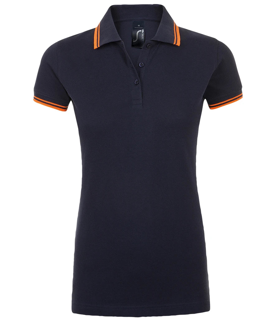 French Navy/Neon Orange