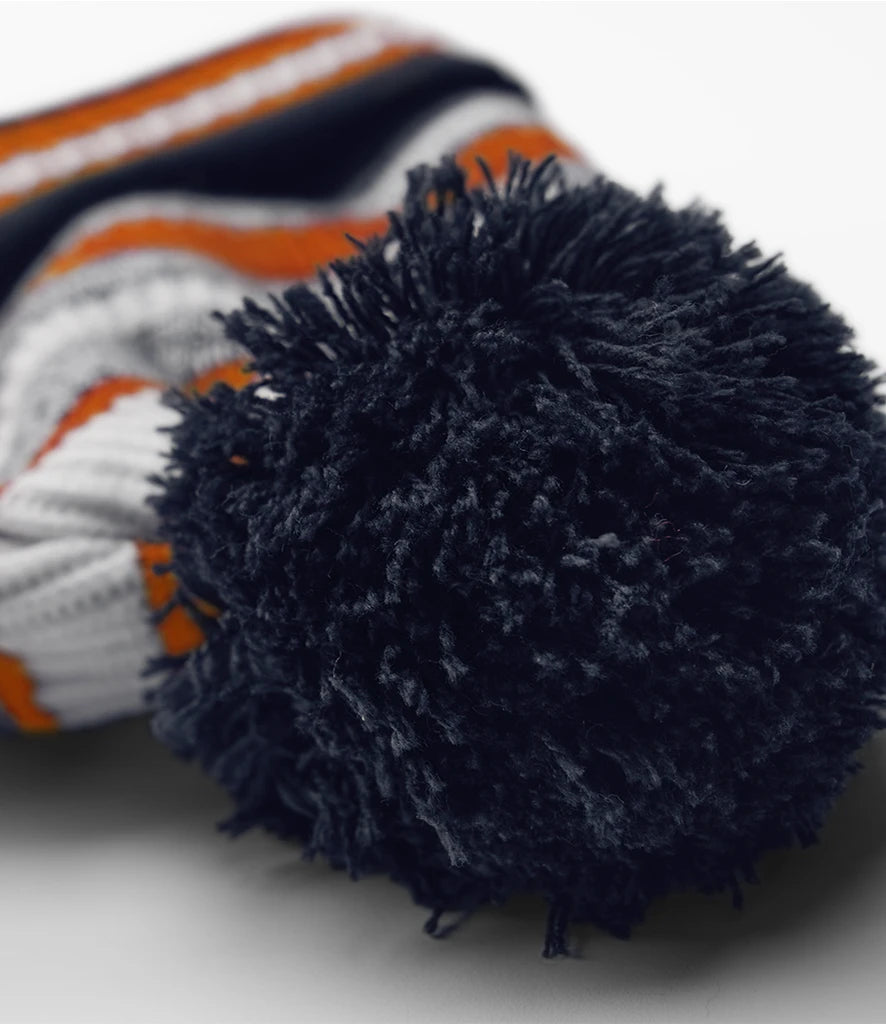 French Navy/Orange/White