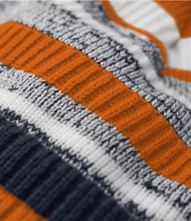 French Navy/Orange/White