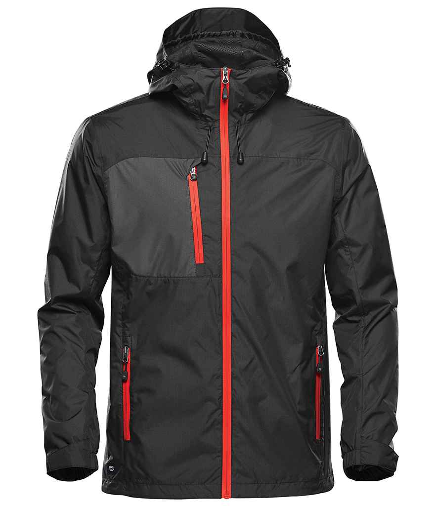 Black/Bright Red