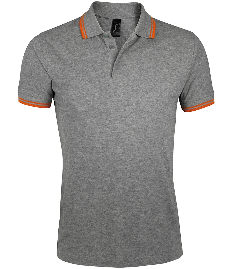 Grey Marl/Orange